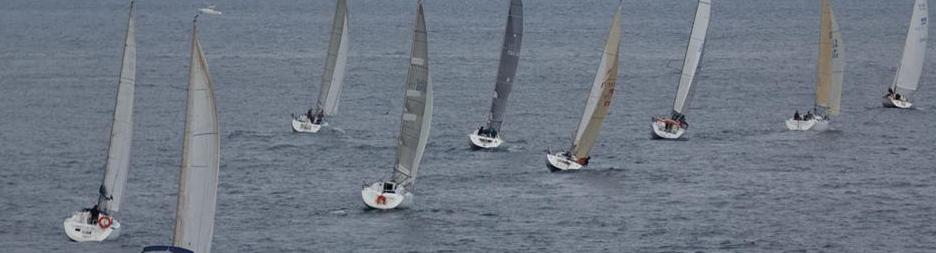 Salida de la regata de veleros